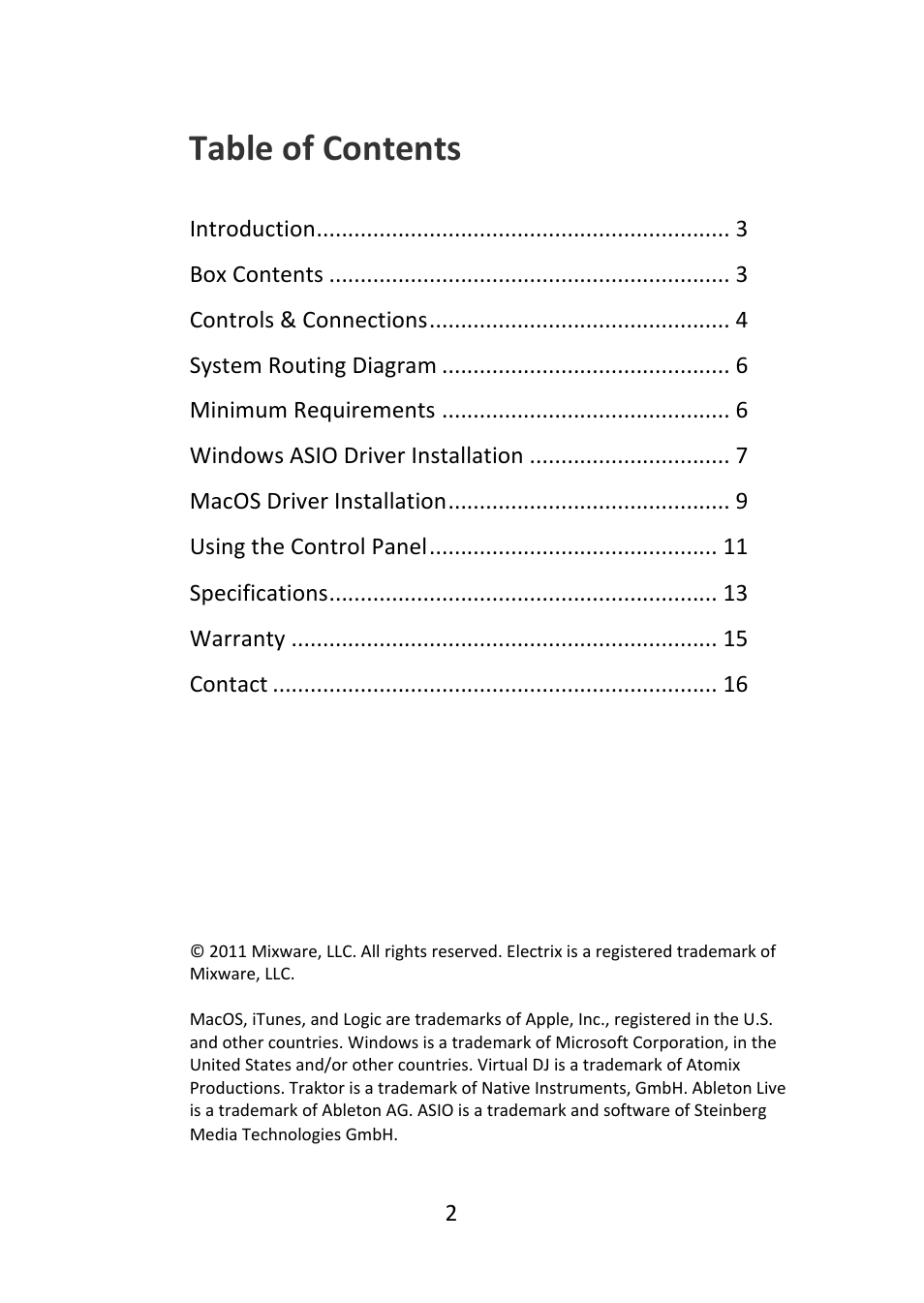 Electrix Ebox-44 User Manual | Page 2 / 16