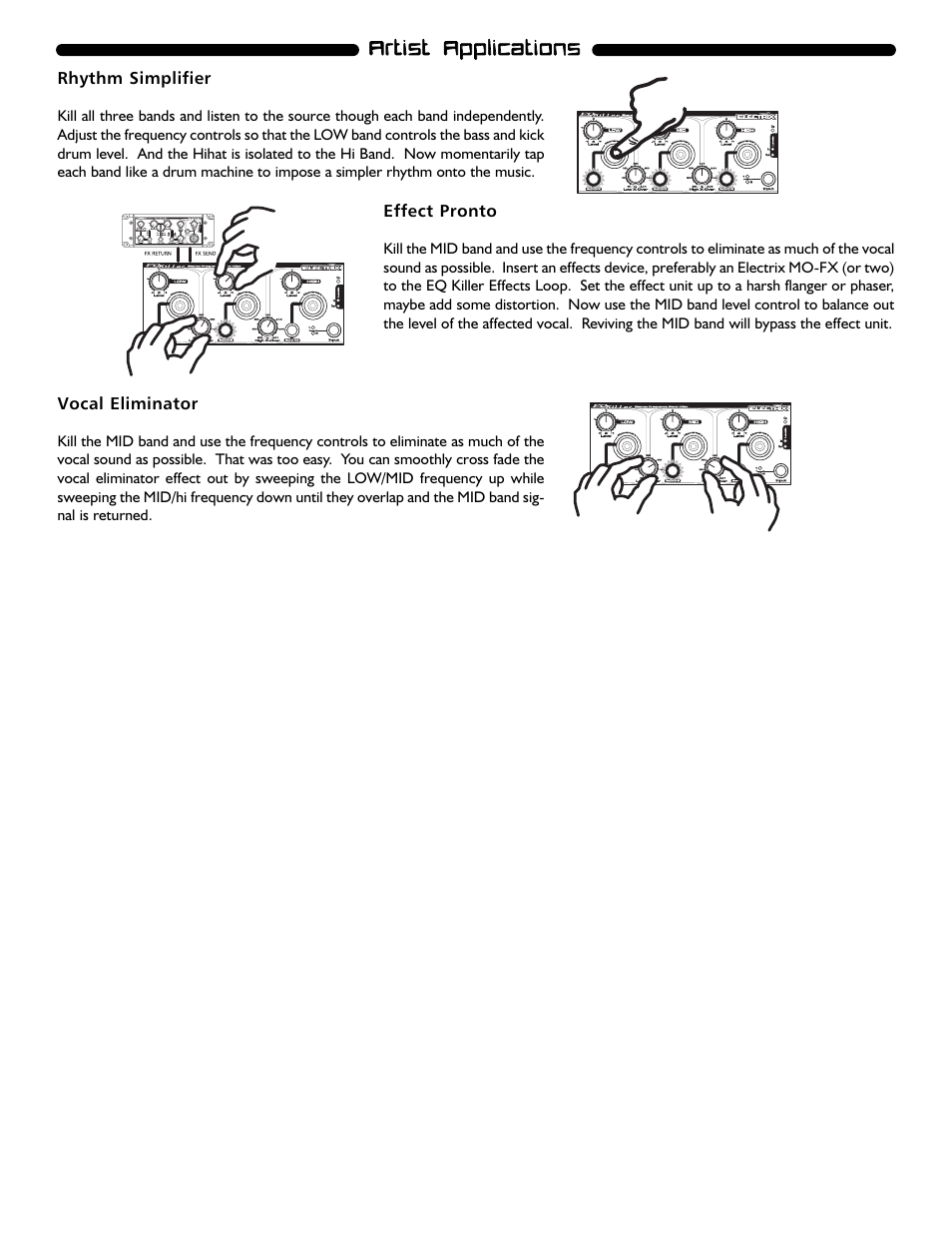 Electrix EQ Killer User Manual | Page 14 / 18