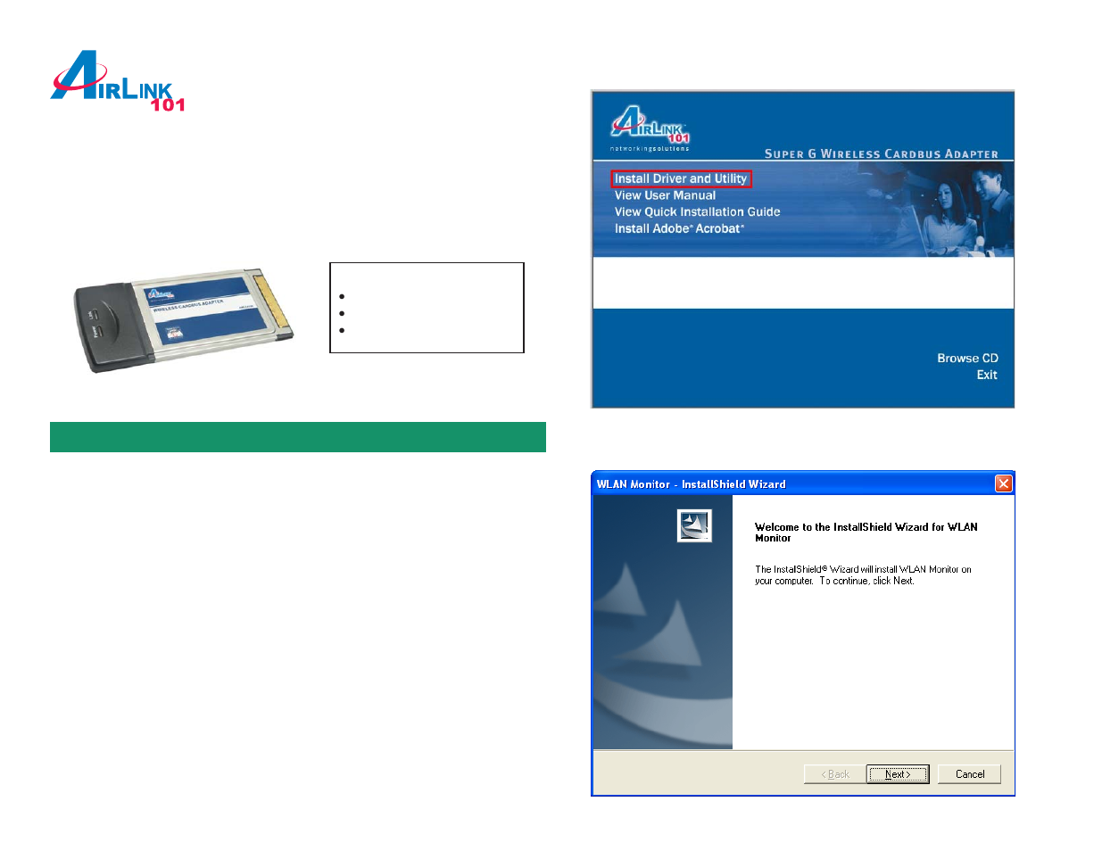 Airlink101 awlc4130 User Manual | 4 pages