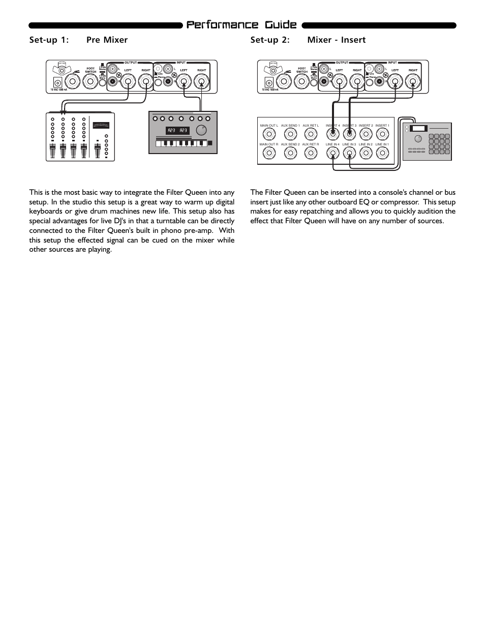 Ppe errffo orrm ma an nc ce e g gu uiid de e | Electrix Filter Queen User Manual | Page 12 / 18