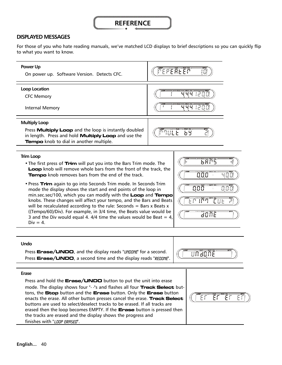 Reference | Electrix Repeater User Manual | Page 40 / 48