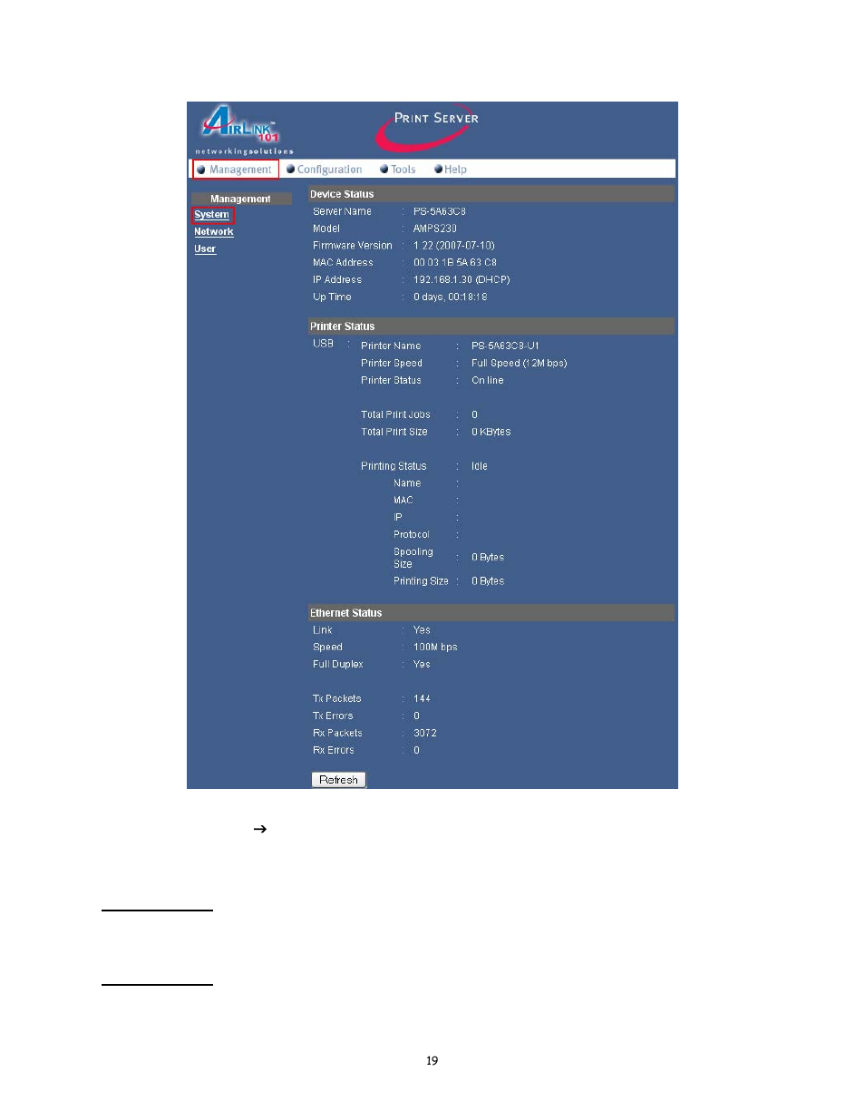 Airlink101 AMPS230 User Manual | Page 19 / 43