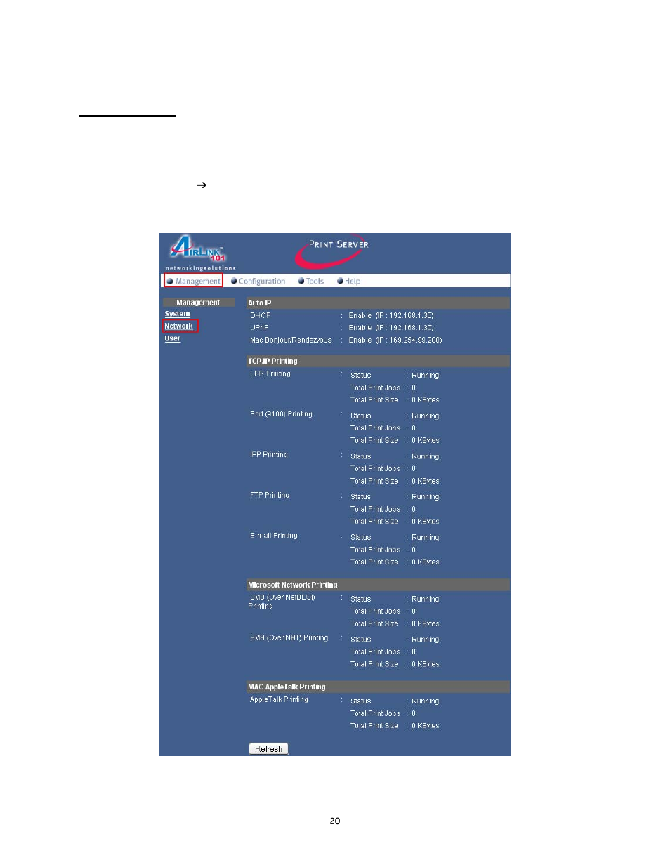 Airlink101 AMPS230 User Manual | Page 20 / 43