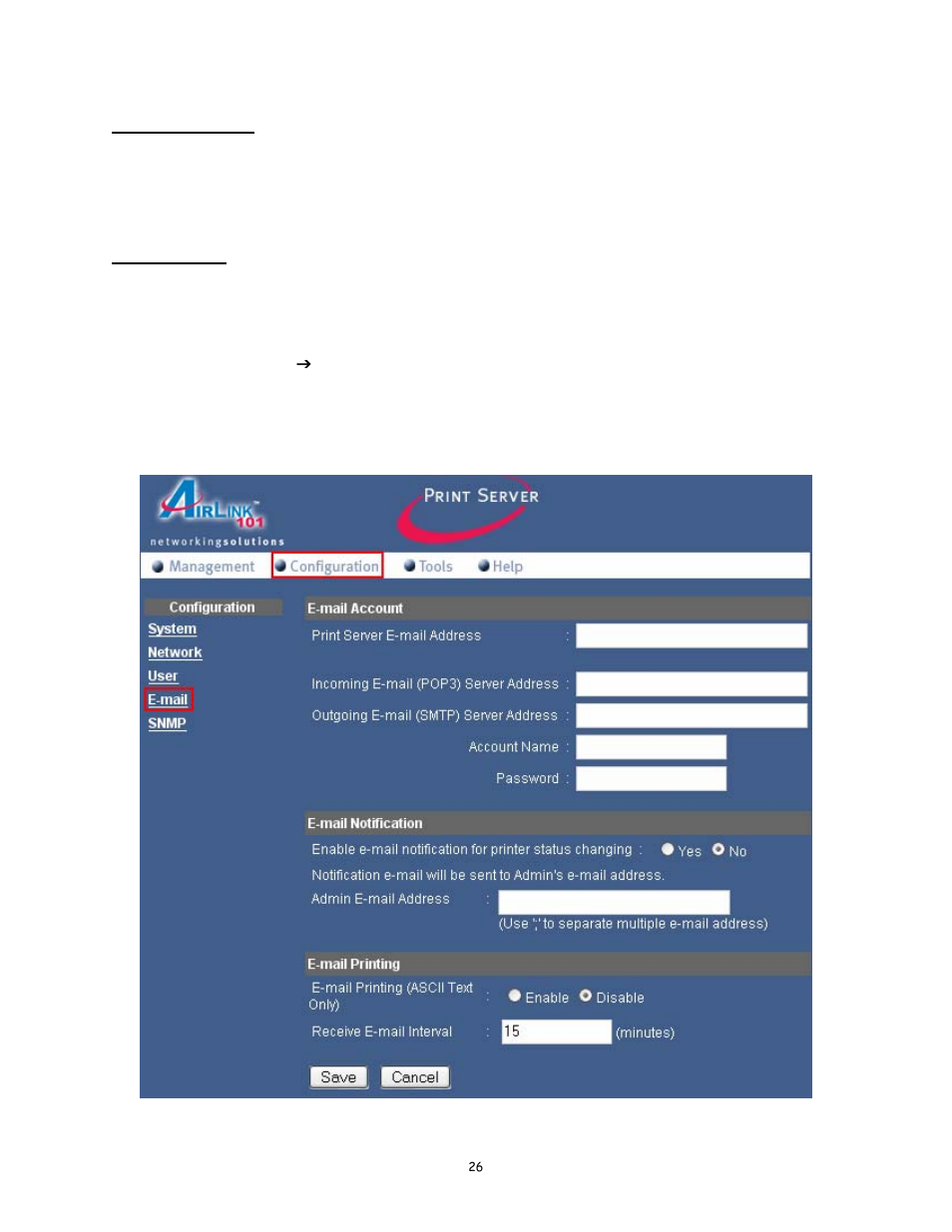 Airlink101 AMPS230 User Manual | Page 26 / 43