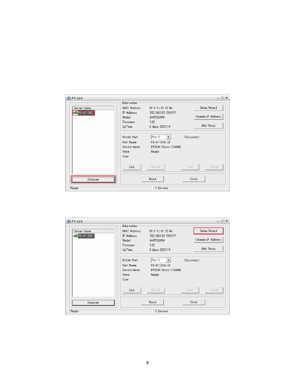 3 configuring the printer server | Airlink101 AMPS230 User Manual | Page 8 / 43