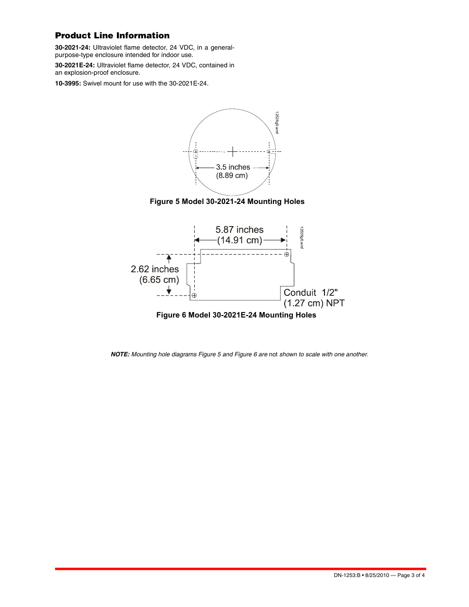 Product line information | Notifier 30-2021E-24 User Manual | Page 3 / 4