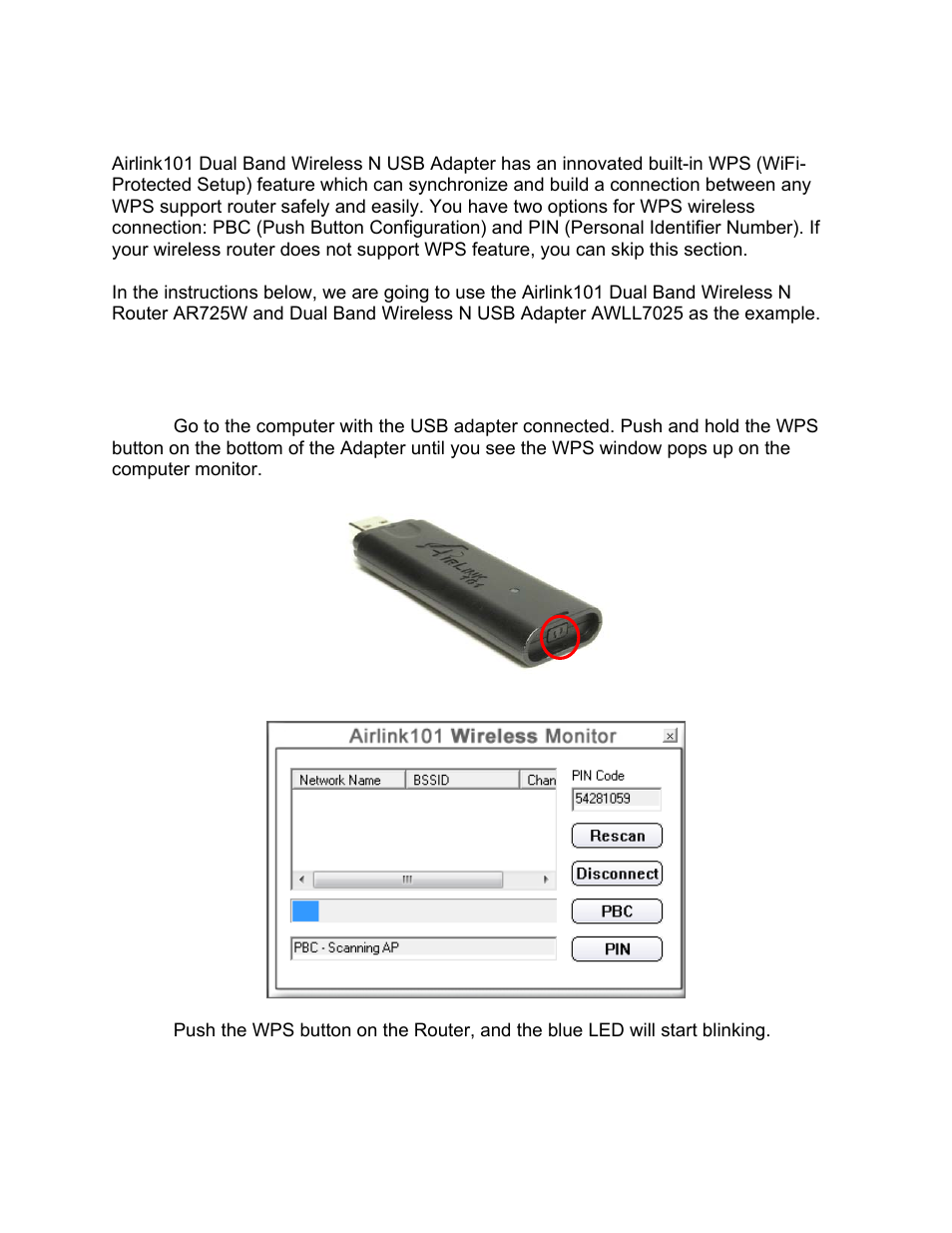 6 wifi protected setup (wps) | Airlink101 AWLL7025 User Manual | Page 26 / 36
