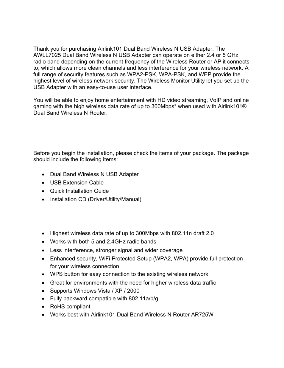 Introduction | Airlink101 AWLL7025 User Manual | Page 3 / 36