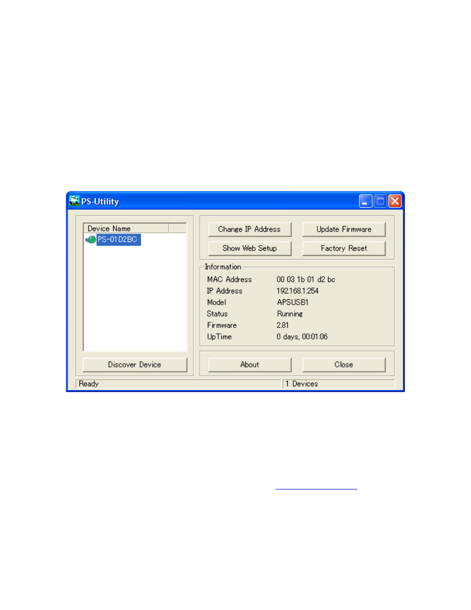 Using the ps-utility | Airlink101 APSUSB1 User Manual | Page 16 / 35