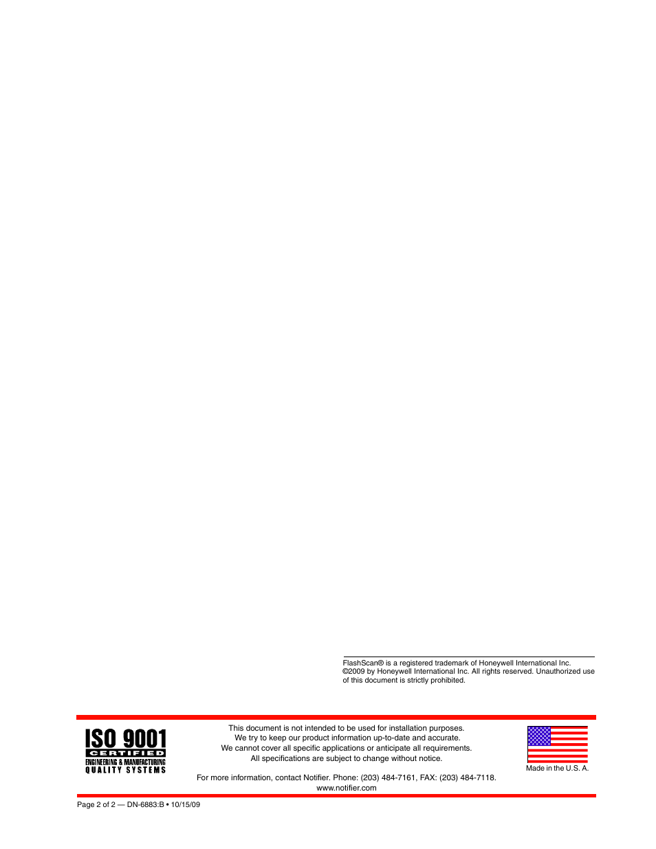 Notifier AMPS-24 User Manual | Page 2 / 2