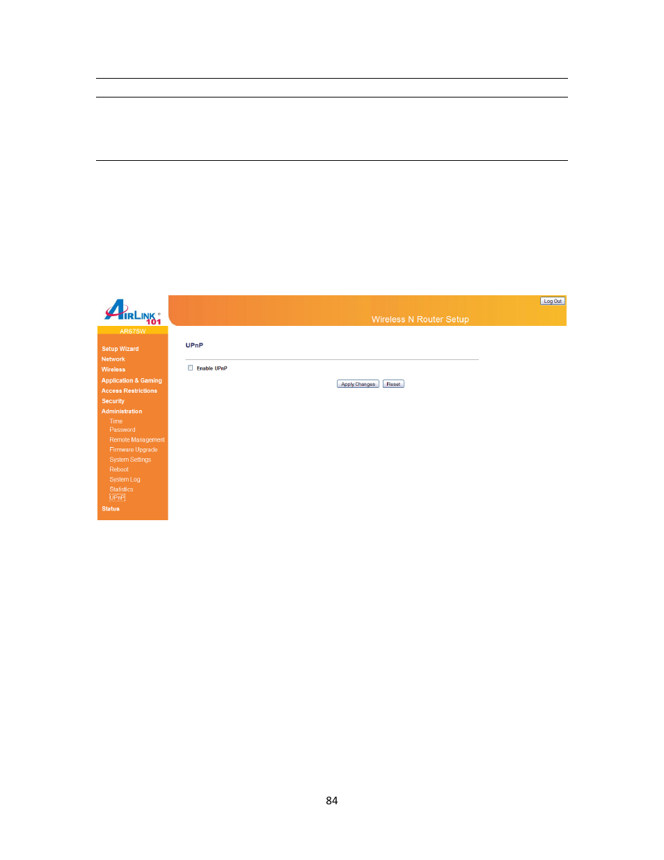 9 upnp | Airlink101 AR675W User Manual | Page 84 / 87