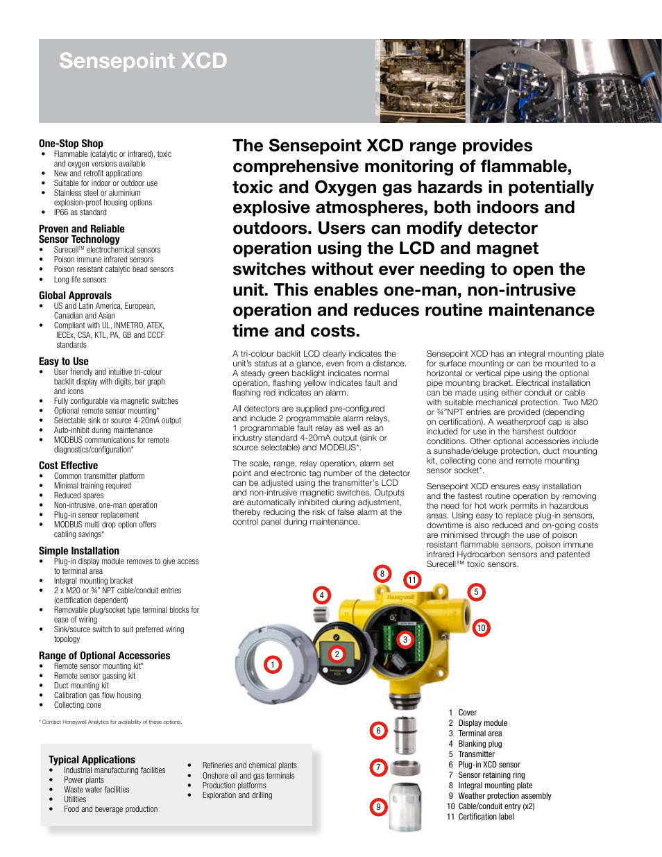 Sensepoint xcd | Notifier Sensepoint XCD User Manual | Page 2 / 4