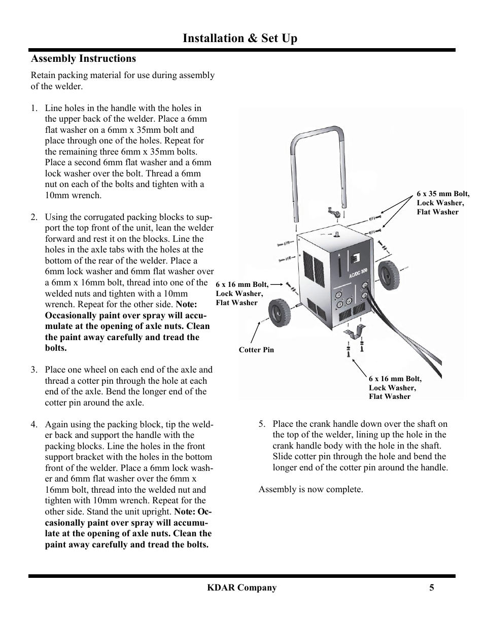 Installation & set up | Hot Max Torches AC300 User Manual | Page 6 / 9