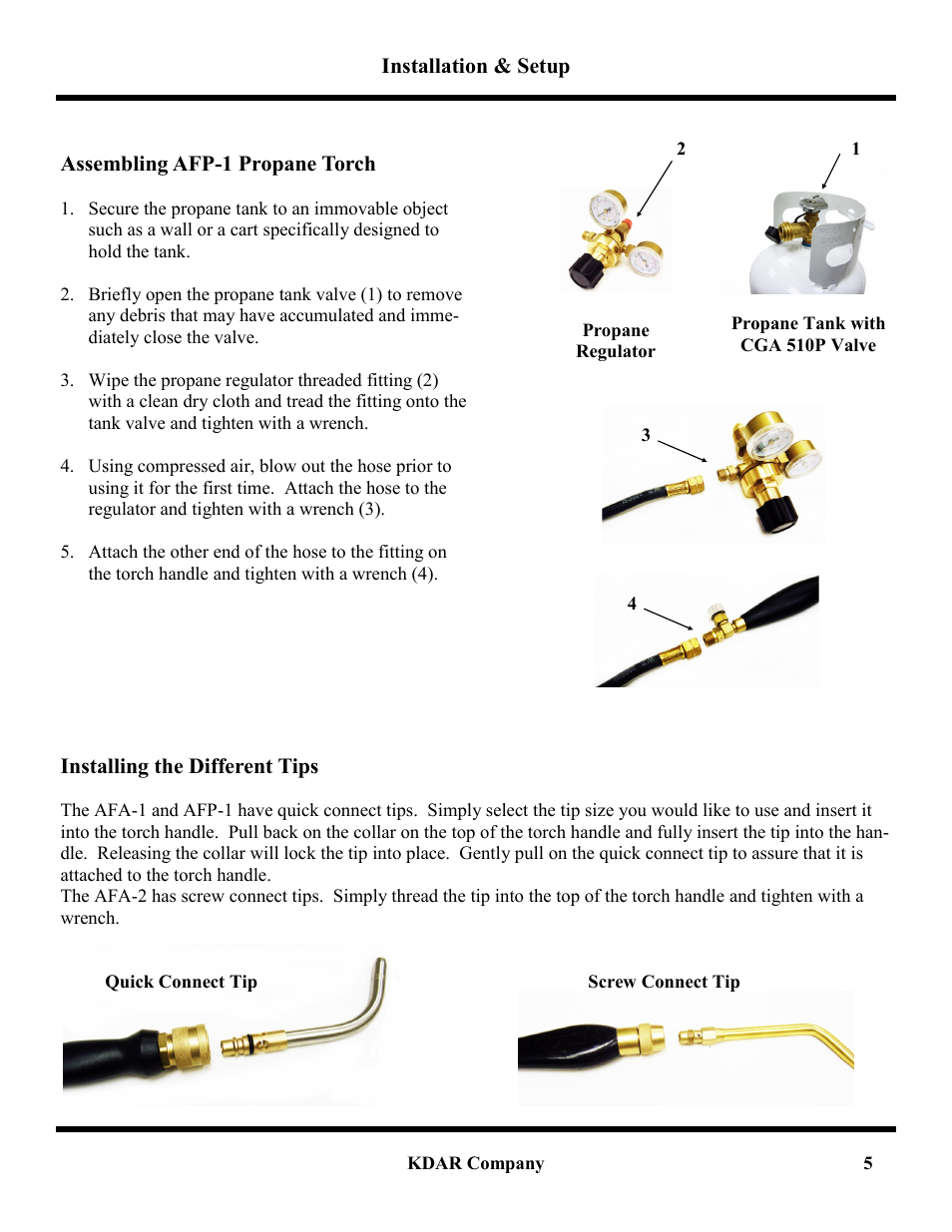Hot Max Torches AFP User Manual | Page 6 / 9