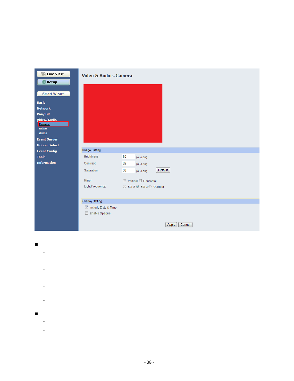 5 setting up video & audio | Airlink101 AICN747 User Manual | Page 39 / 58