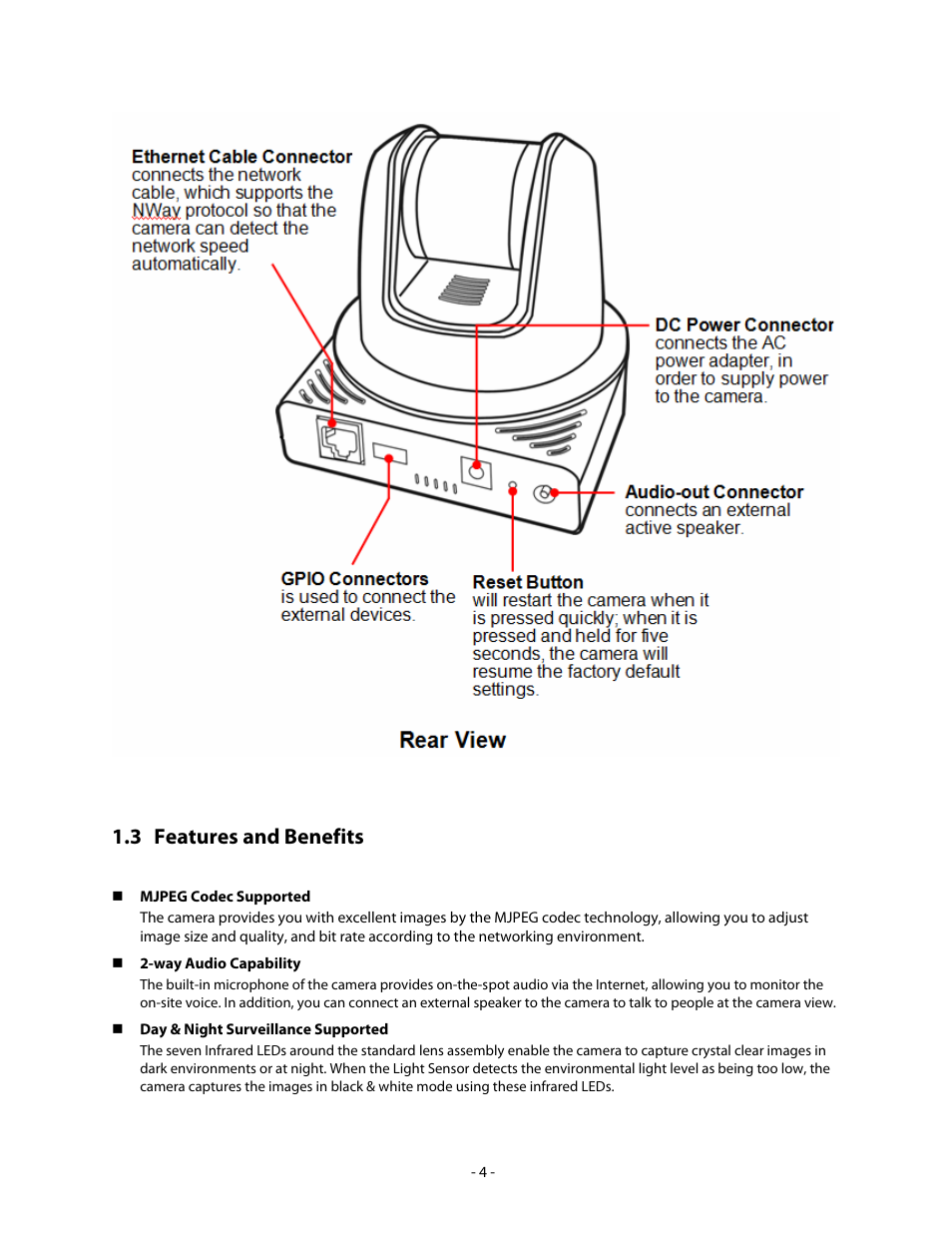 3 features and benefits | Airlink101 AICN747 User Manual | Page 5 / 58