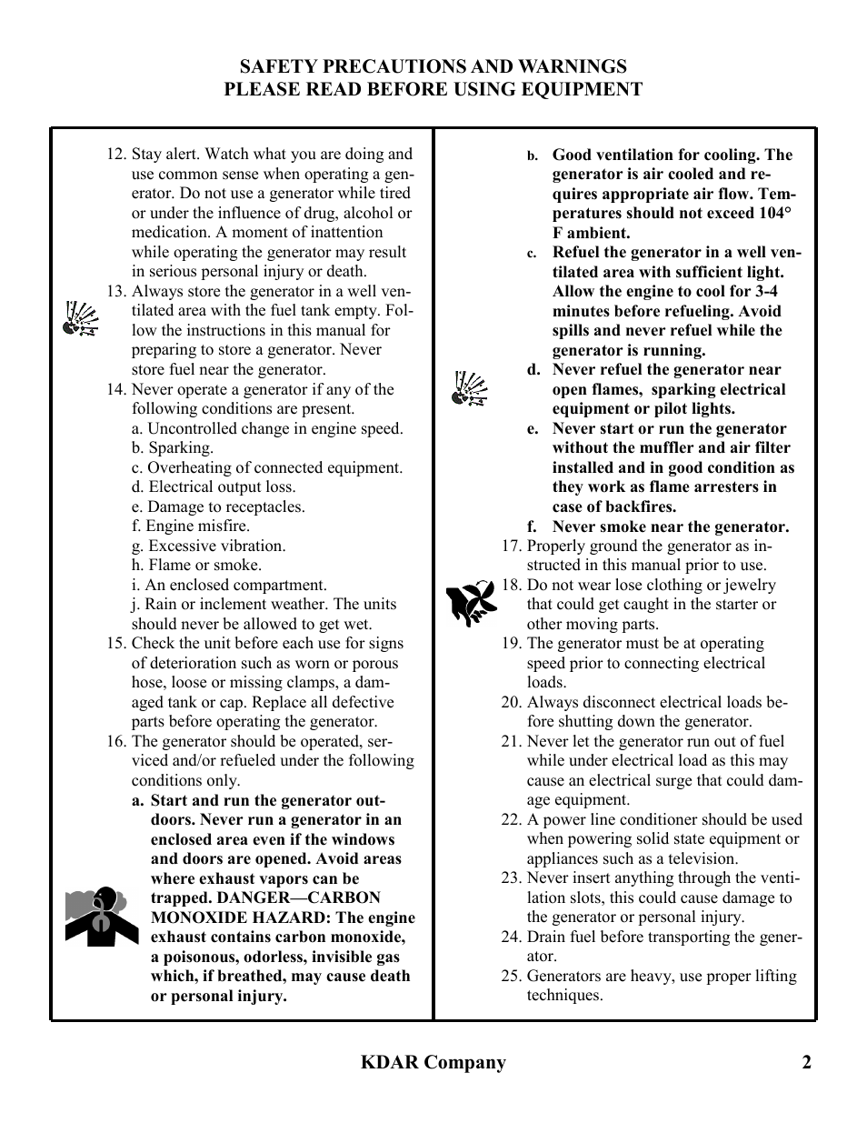 Hot Max Torches HM2000 User Manual | Page 3 / 16