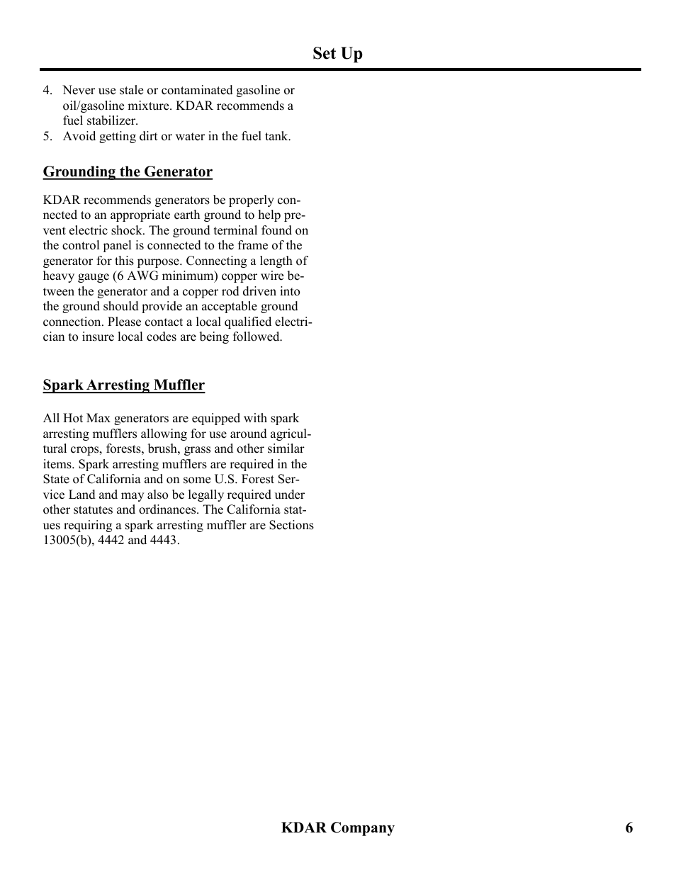 Set up | Hot Max Torches HM2000 User Manual | Page 7 / 16