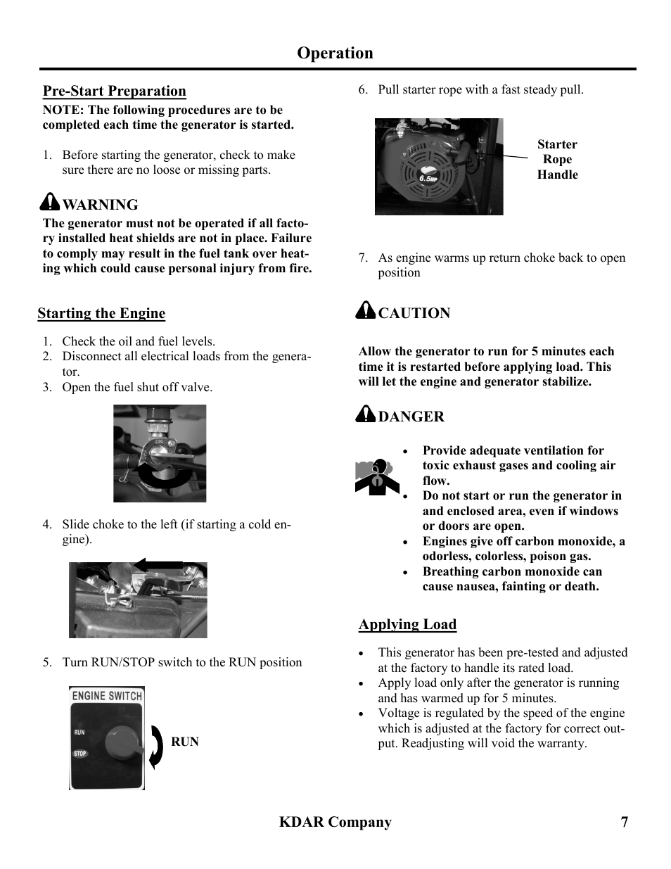 Operation | Hot Max Torches HM3500 User Manual | Page 8 / 16