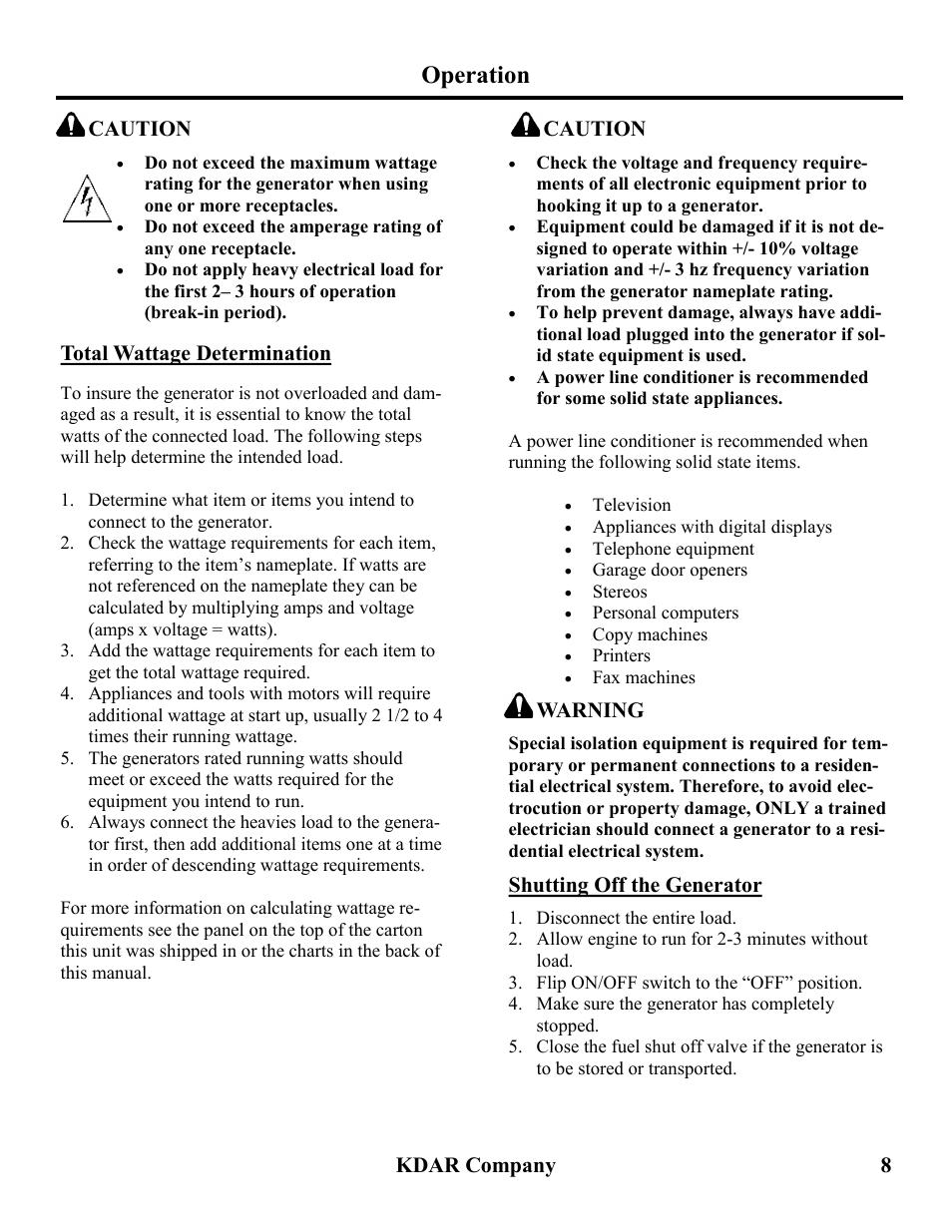 Operation | Hot Max Torches HM3500 User Manual | Page 9 / 16