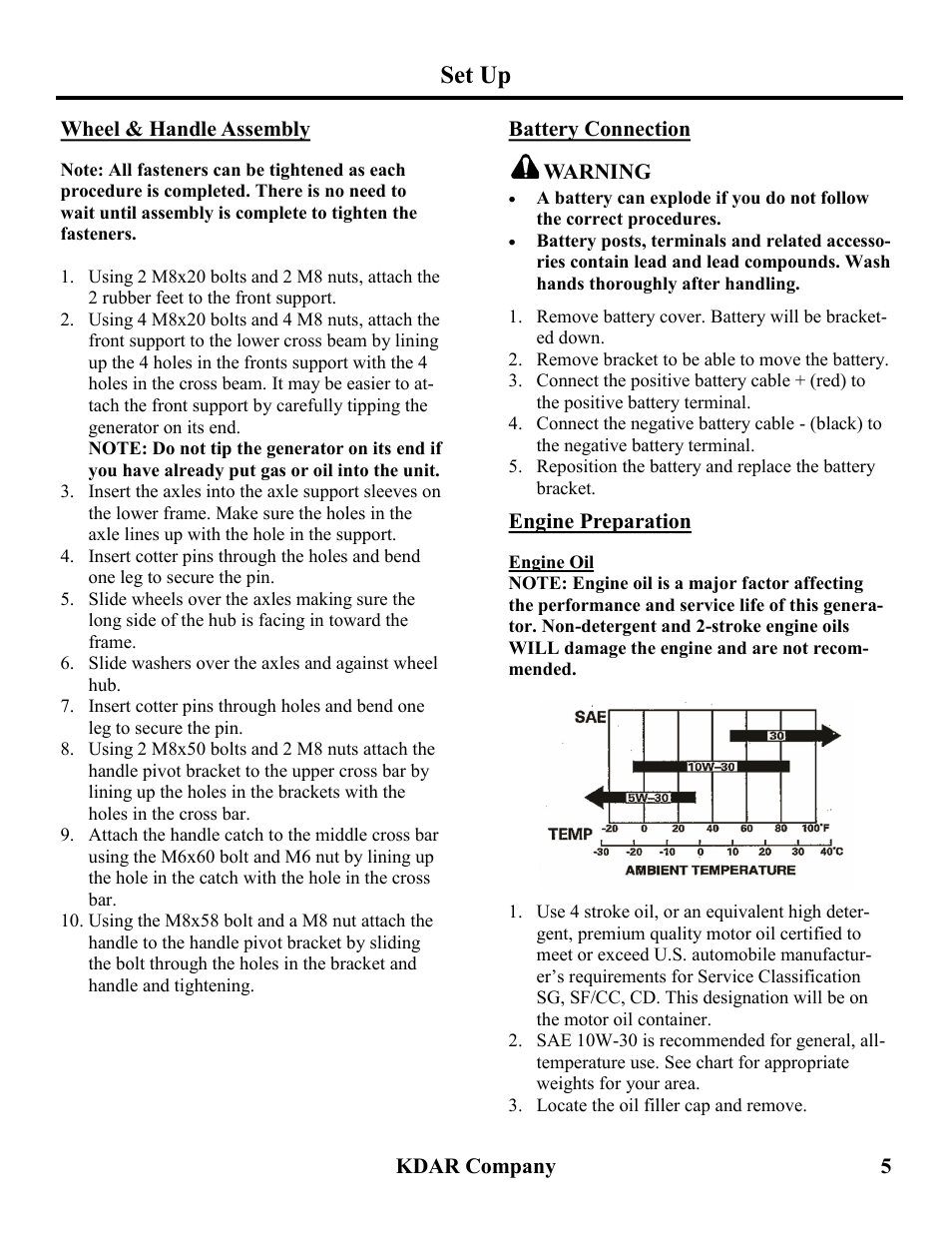 Set up | Hot Max Torches HM8000 User Manual | Page 6 / 16