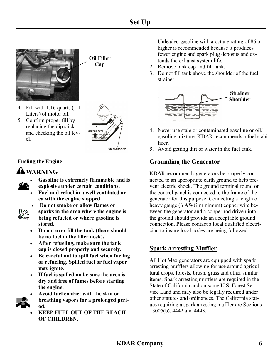 Set up | Hot Max Torches HM8000 User Manual | Page 7 / 16