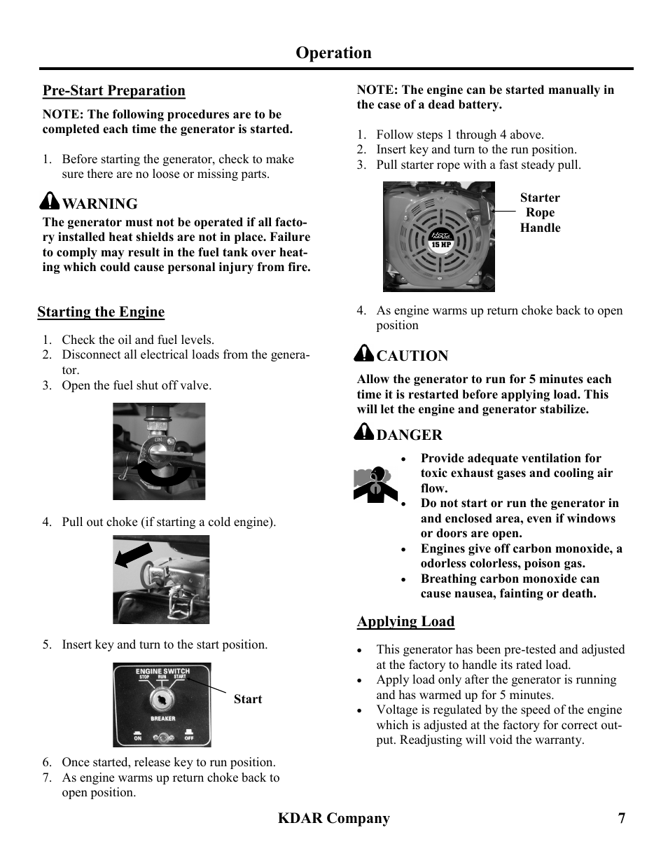 Operation | Hot Max Torches HM8000 User Manual | Page 8 / 16