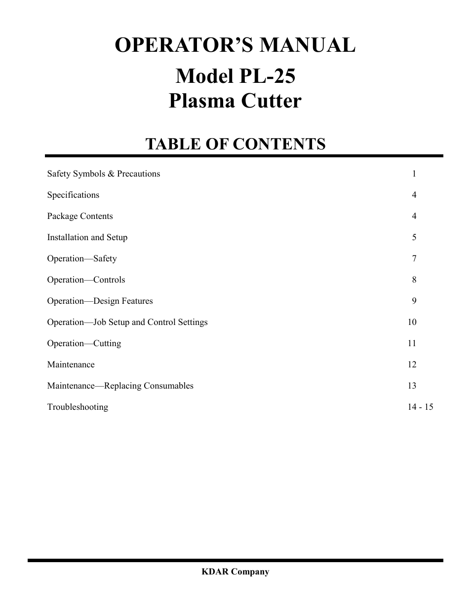 Hot Max Torches PL-25 User Manual | Page 2 / 20