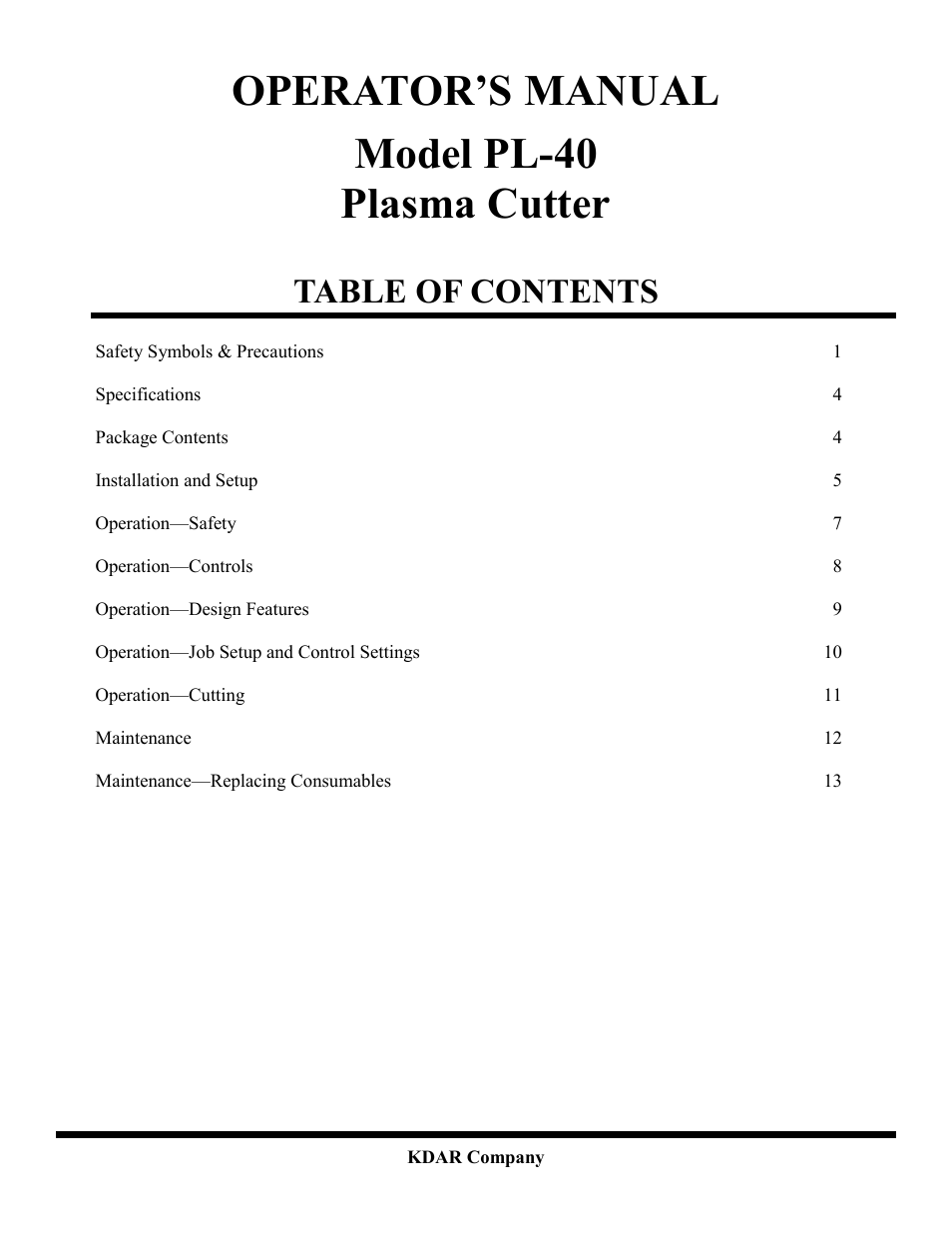 Hot Max Torches PL-40 User Manual | Page 2 / 20