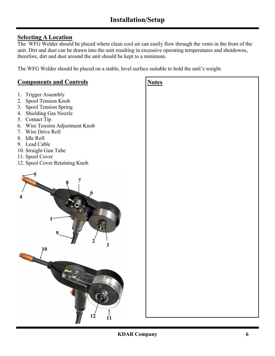 Installation/setup | Hot Max Torches SPG User Manual | Page 7 / 12