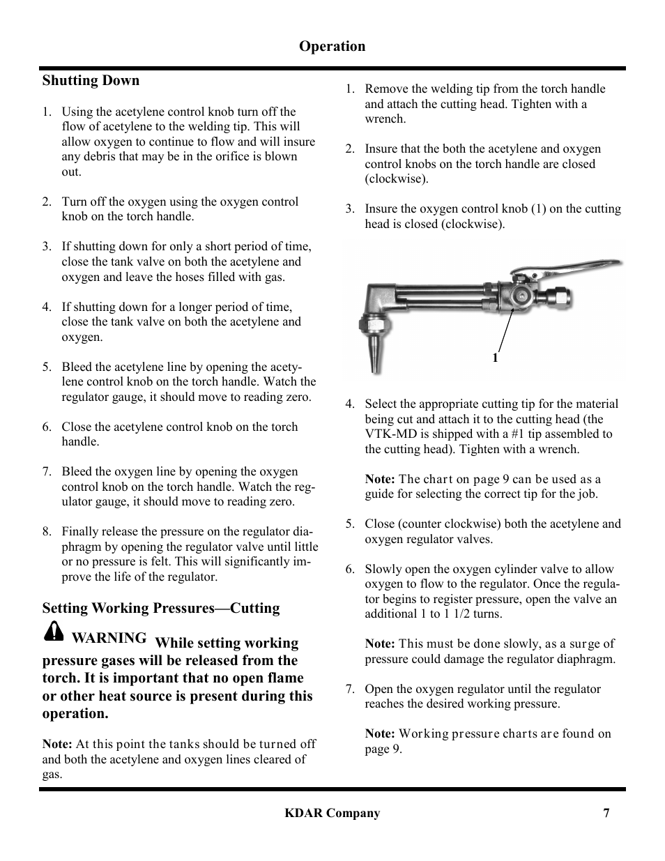 Hot Max Torches VTK-MD User Manual | Page 8 / 12