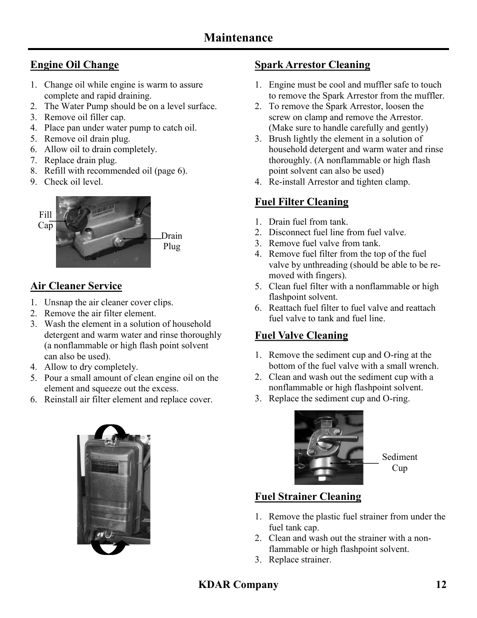 Maintenance | Hot Max Torches WP201 User Manual | Page 13 / 20