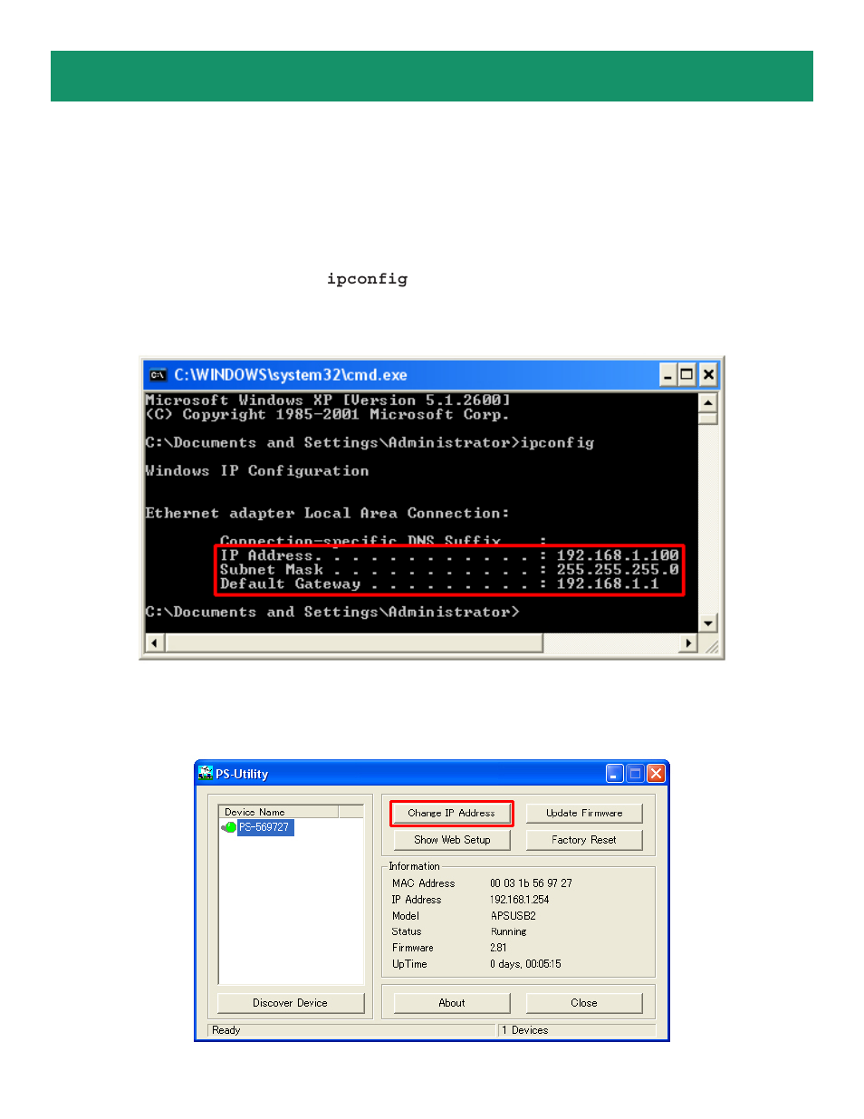 Airlink101 A3-Port USB Print Server APSUSB2 User Manual | Page 5 / 14