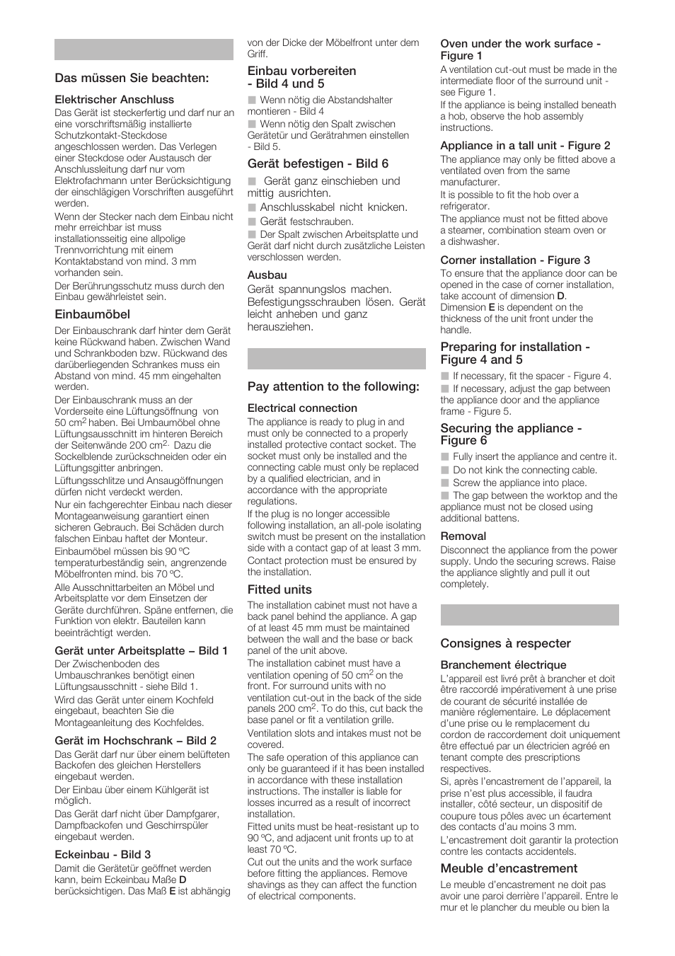 Siemens HB84K582 User Manual | Page 4 / 11