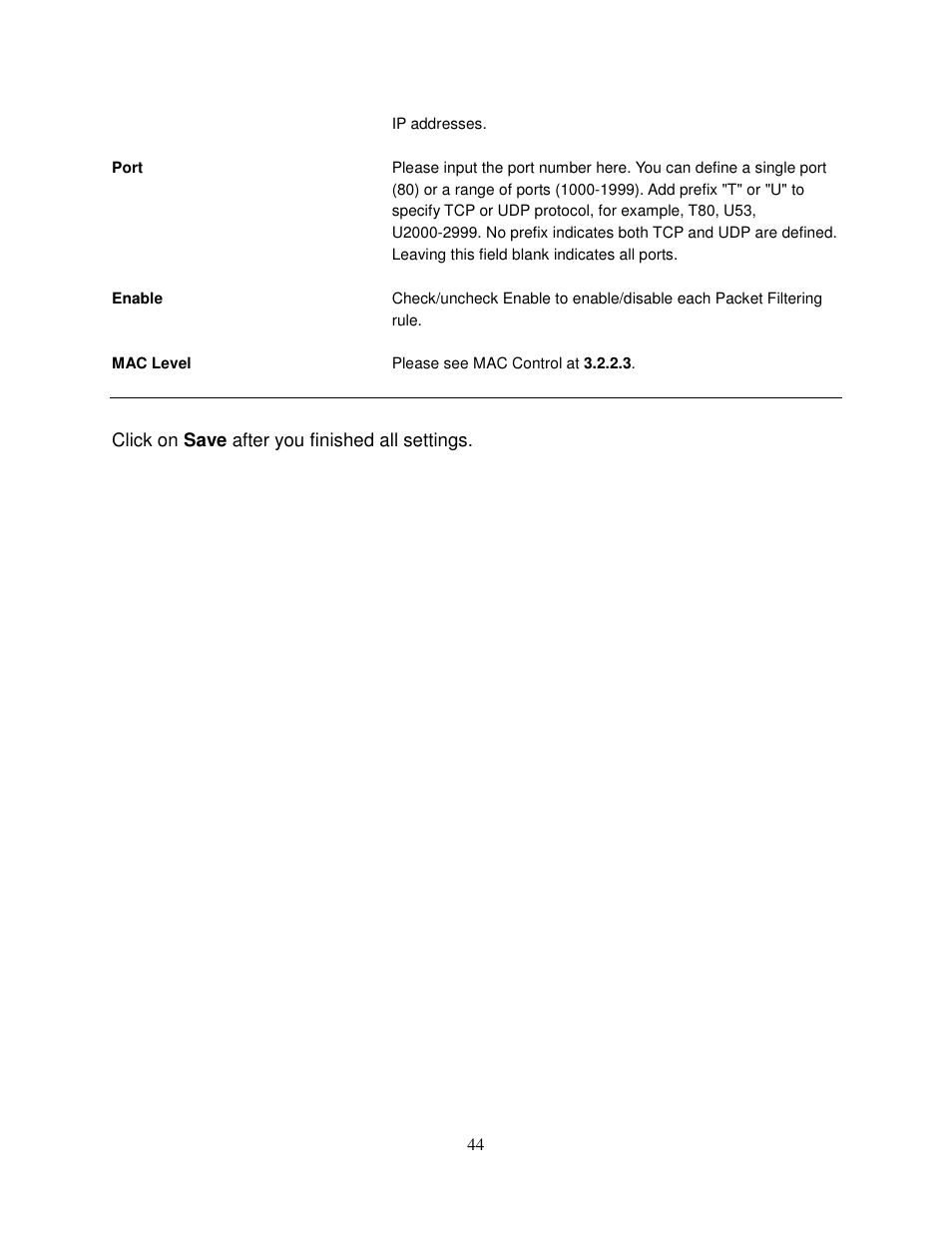 Airlink101 AR550W3G User Manual | Page 48 / 68