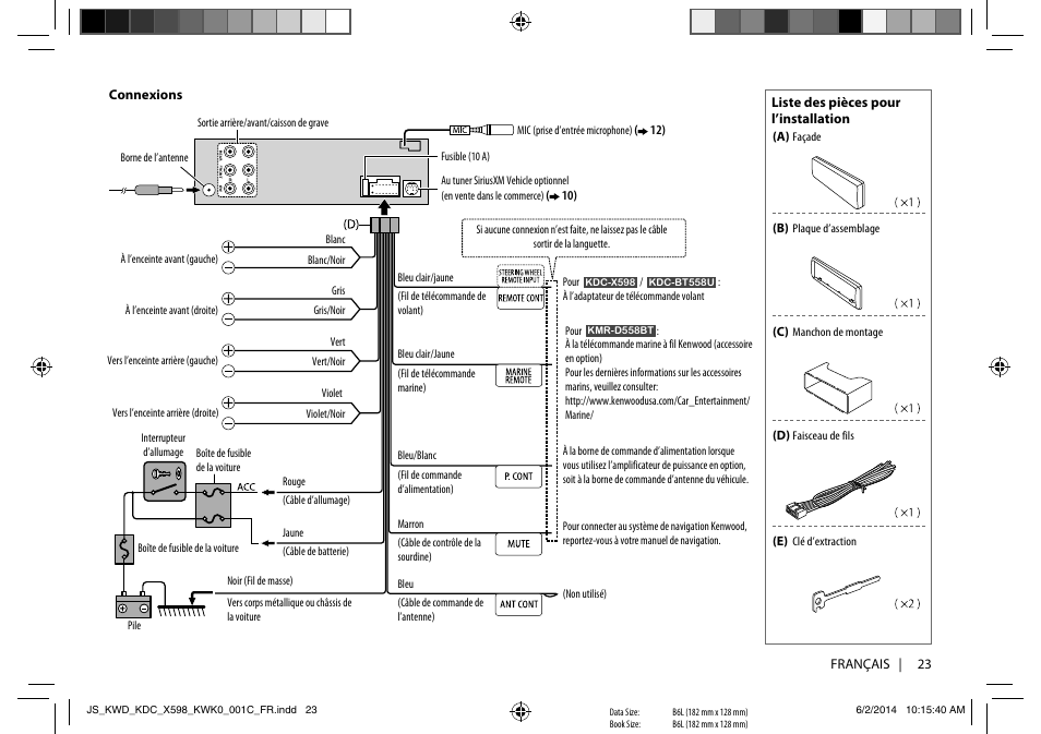 Kenwood KDC-X598 User Manual | Page 47 / 74