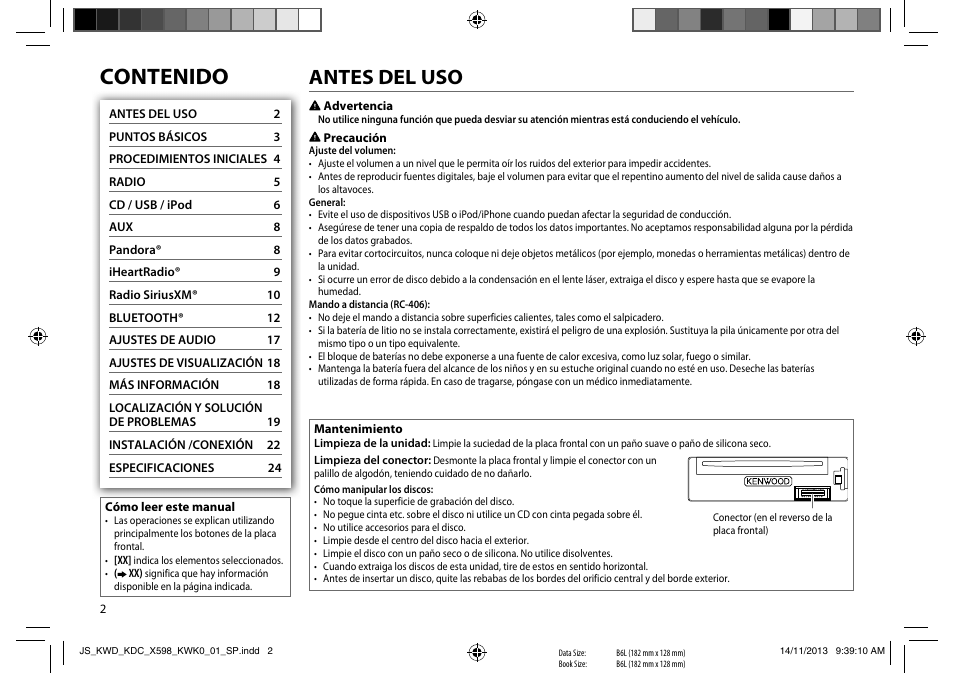 Kenwood KDC-X598 User Manual | Page 50 / 74