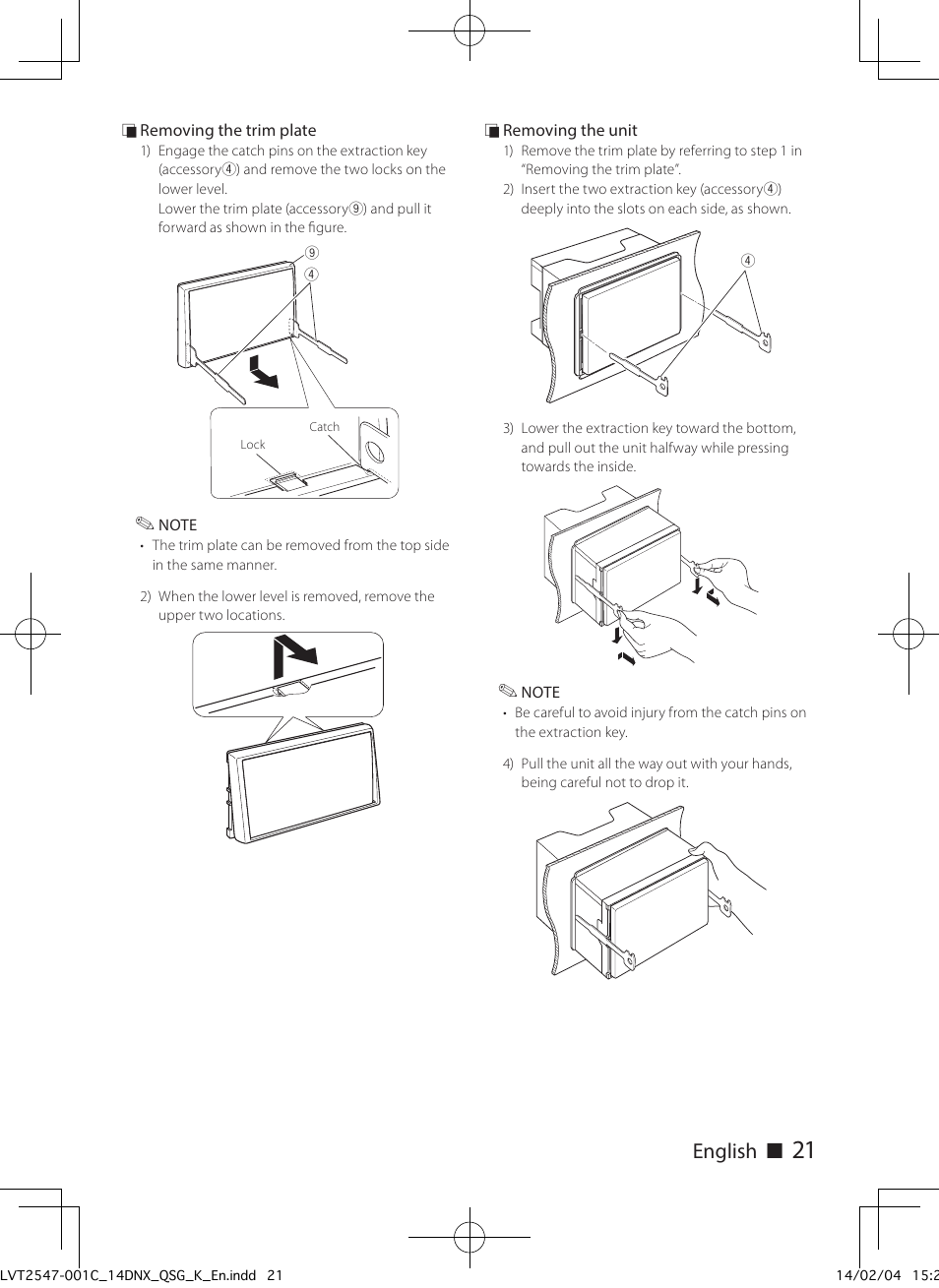 English с | Kenwood DNX691HD User Manual | Page 21 / 56