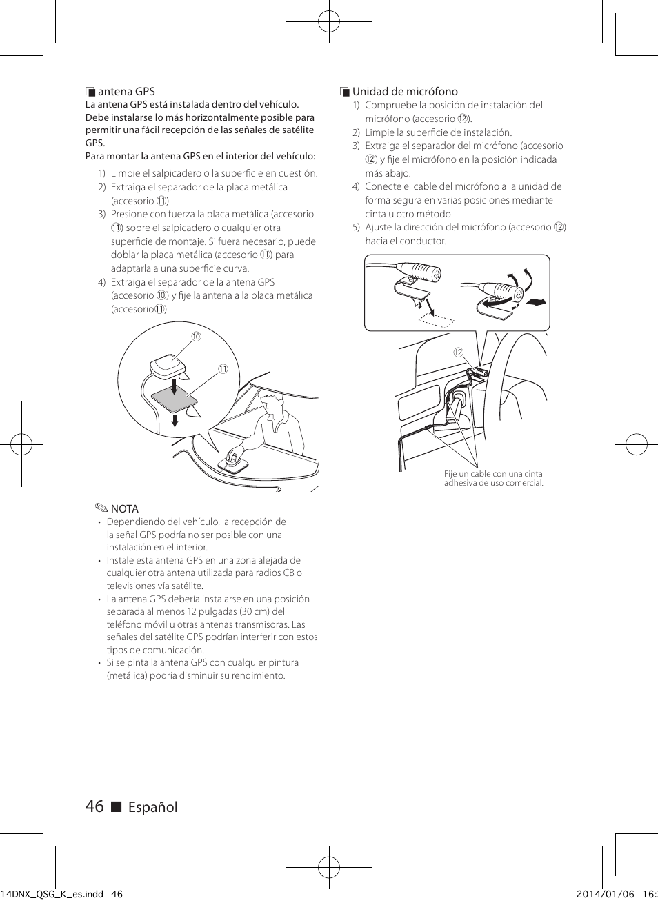 Ñ español | Kenwood DNX691HD User Manual | Page 46 / 56