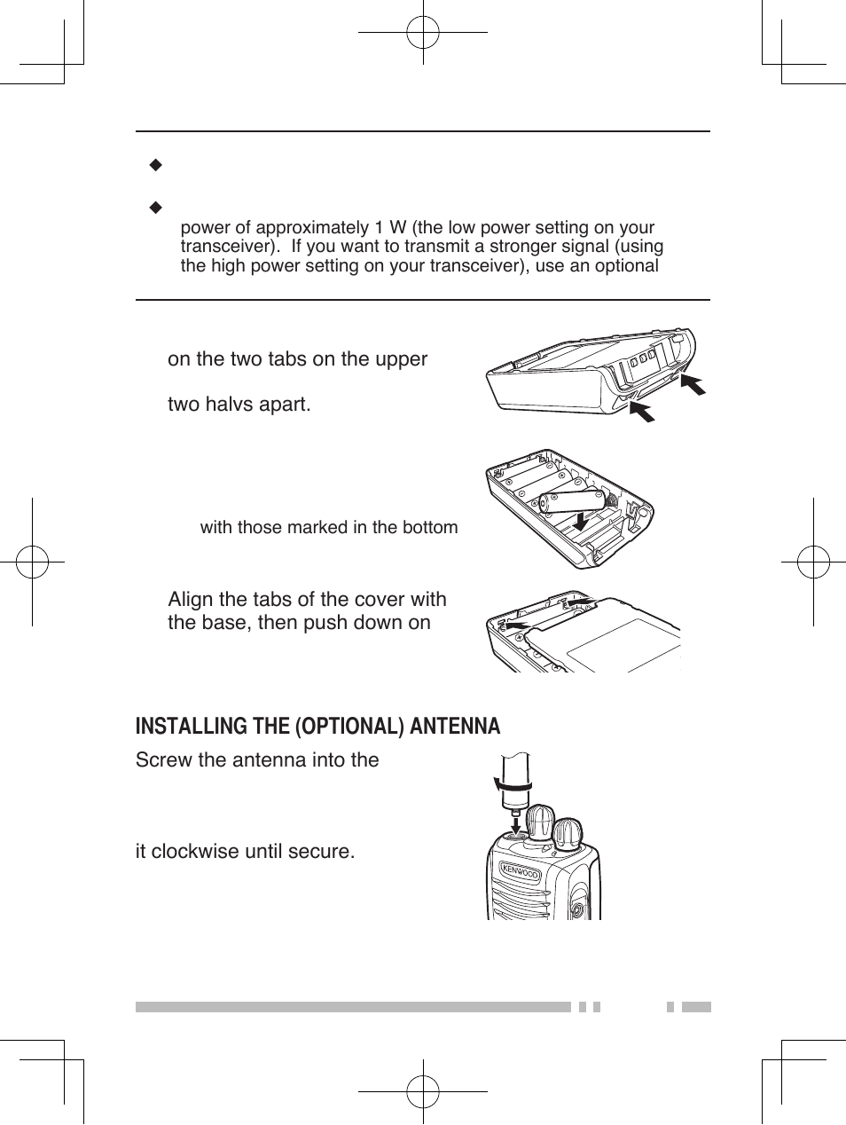 Kenwood TK-2360/3360 User Manual | Page 11 / 26