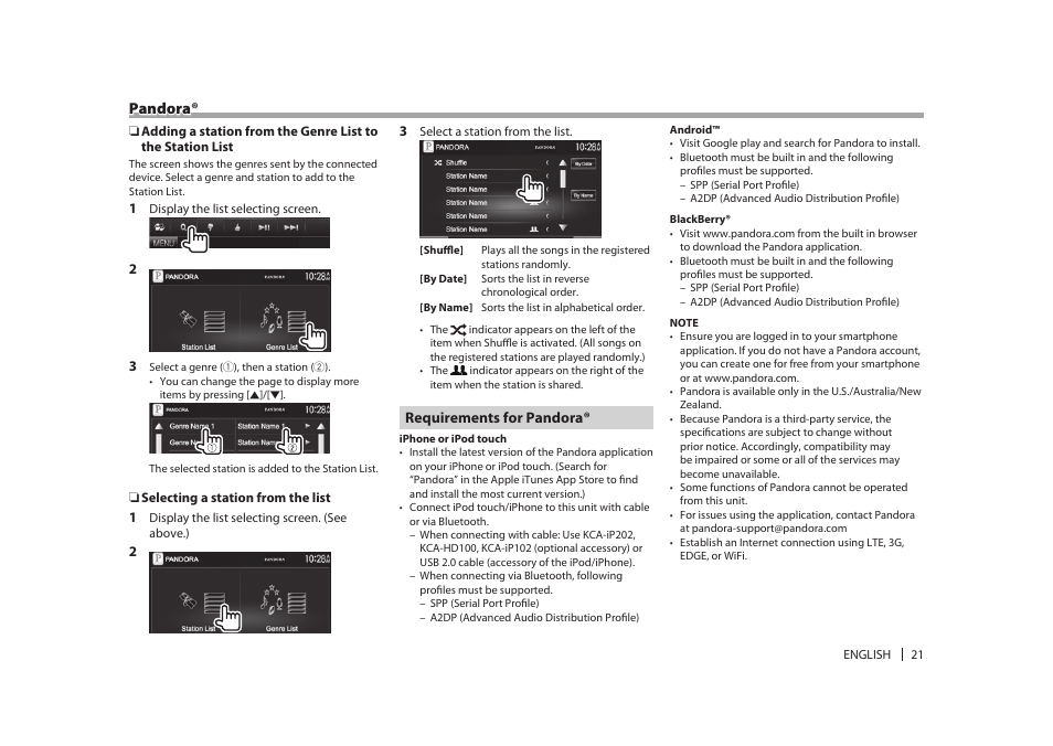 Kenwood DDX5901HD User Manual | Page 21 / 76