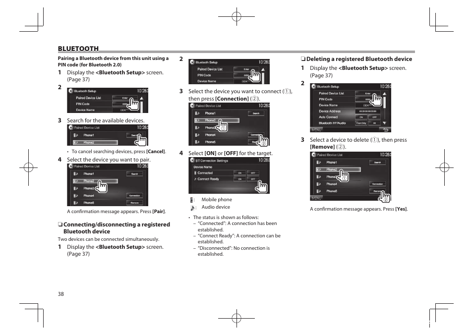 Kenwood DDX5901HD User Manual | Page 38 / 76