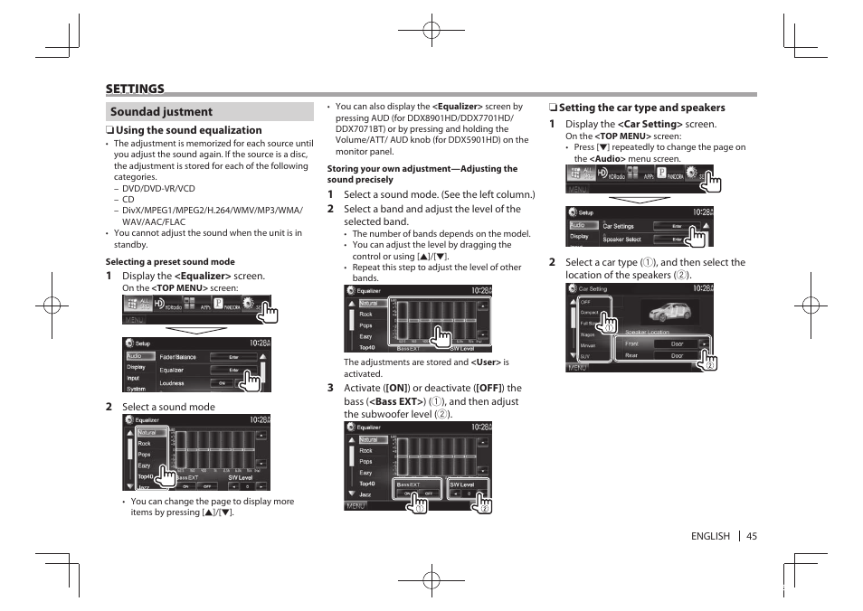 Kenwood DDX5901HD User Manual | Page 45 / 76