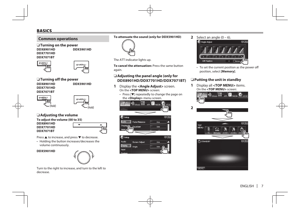 Kenwood DDX5901HD User Manual | Page 7 / 76