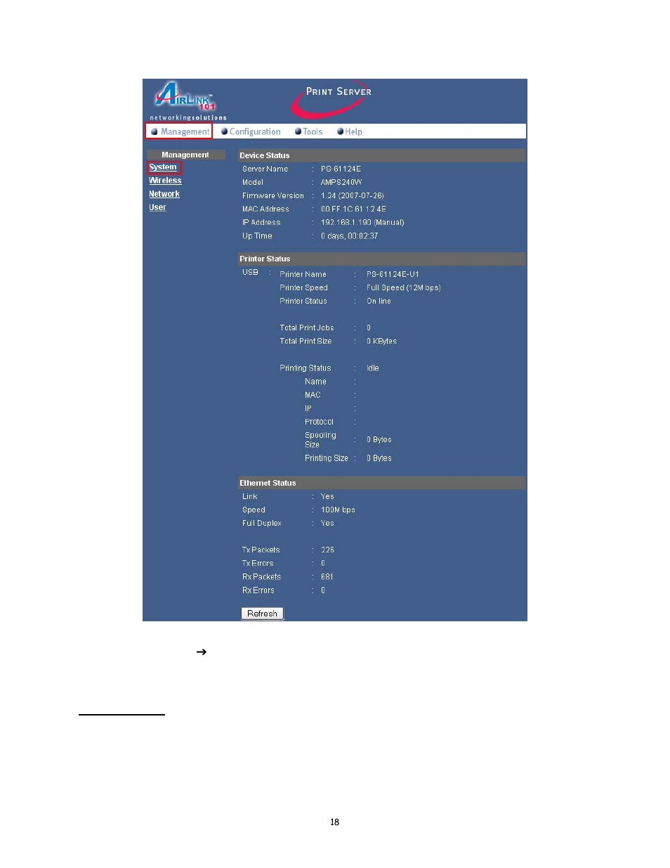 Airlink101 AMPS240W User Manual | Page 18 / 36