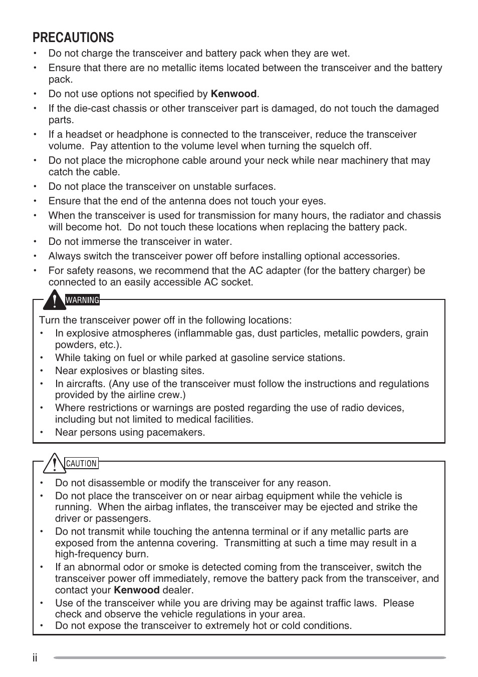 Kenwood TH-D72A User Manual | Page 5 / 51