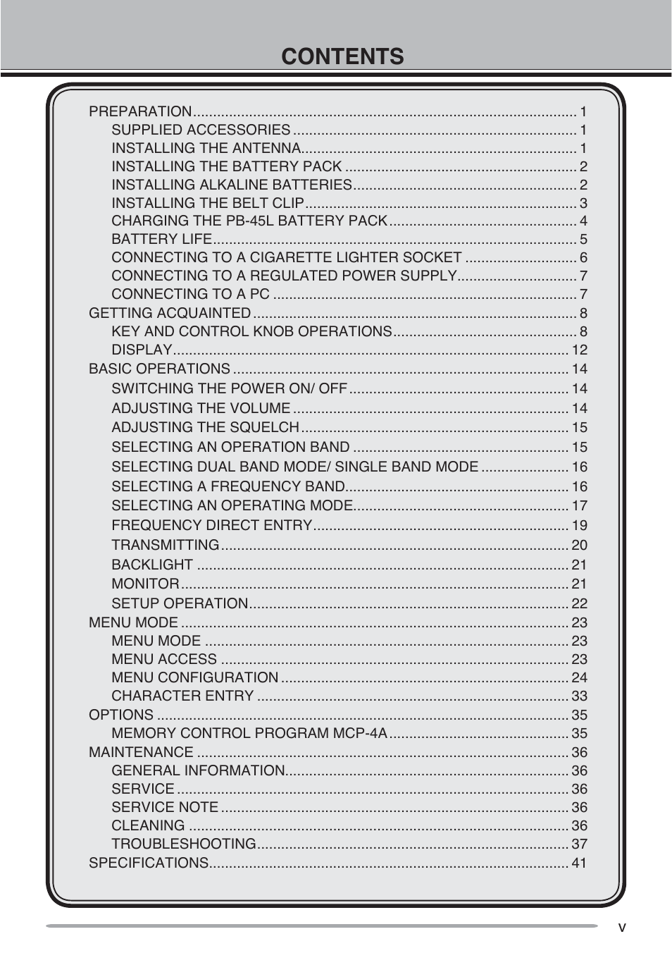 Kenwood TH-D72A User Manual | Page 8 / 51