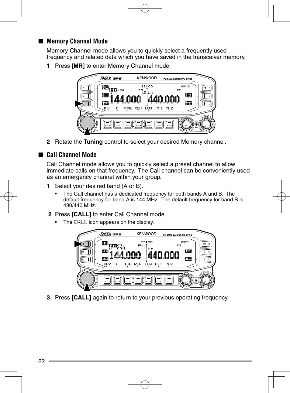 Kenwood TM-D710GA User Manual | Page 30 / 55