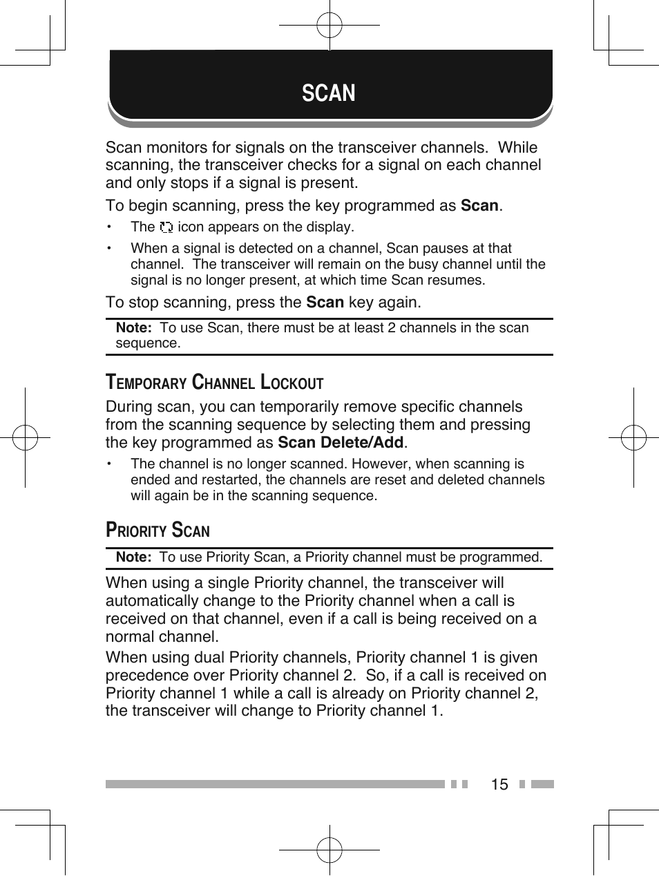 Scan | Kenwood NX-210G User Manual | Page 29 / 48