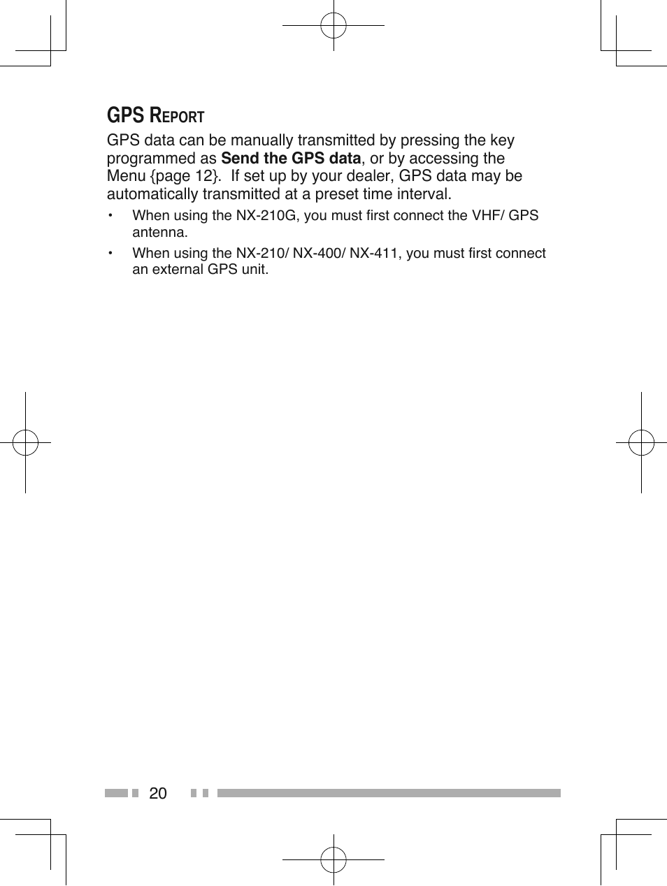 Gps r | Kenwood NX-210G User Manual | Page 34 / 48